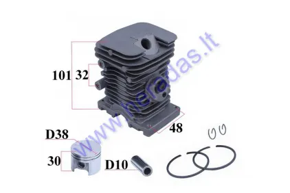 CYLINDER KIT FOR STIHL MS180 D38 PIN10