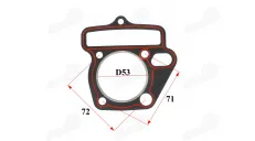 Cilindro tarpinė motorolerio 125cc