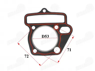Cilindro tarpinė motorolerio 125cc