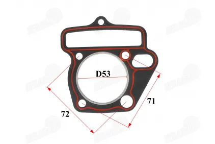 Cilindro tarpinė motorolerio 125cc