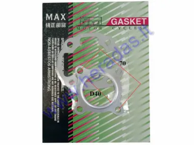 Cylinder gasket set for scooter 2T 50cc Minarelli Horizontal AC 40mm