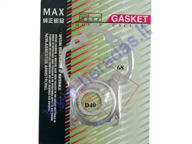 Cylinder gasket set for scooter 2T 50cc Peugeot Speedfight,Buxy, AC 40mm