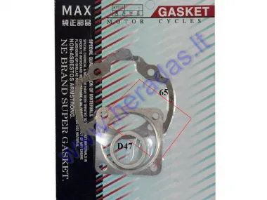Cylinder gasket set for scooter 2T 70cc Peugeot Speedfight,Buxy, AC 47mm
