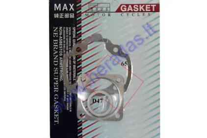 Cylinder gasket set for scooter 2T 70cc Peugeot Speedfight,Buxy, AC 47mm