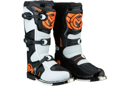 CROSS ENDURO  BATAI Moose Racing BOOT S18 M1.3 MX Juoda/Oranžinė/Balta