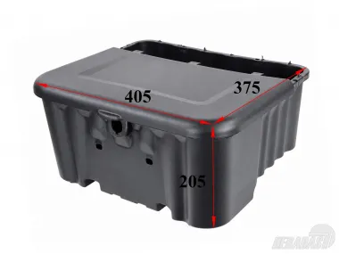 Rear luggage box for electric scooter tricycle PRAKTIK 1 ECO