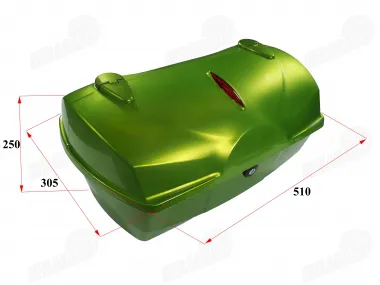 Storage box, rear trunk of electric scooter COMFIMAX XL, COMFIMAX XL-4L with roof
