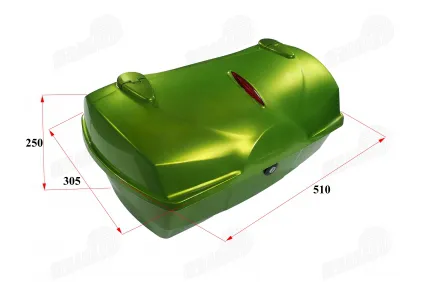 Storage box, rear trunk of electric scooter COMFIMAX XL, COMFIMAX XL-4L with roof