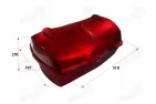 Storage box, rear trunk of electric scooter COMFIMAX XL, COMFIMAX XL-4L with roof