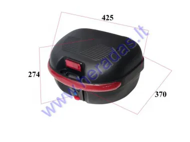 STORAGE BOX FOR ELECTRIC SCOOTER, MOTORCYCLE (INSIDE43X38,5X28) REAR TRUNK