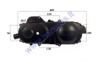 Left side engine cover for scooter 4T 50cc  400mm 669 drive belt 10