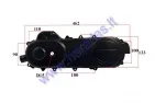 Left side engine cover for scooter 4T 50cc  460mm 788 drive belt 12/13