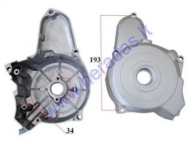 Engine cover for ATV quad bike with 6 coil stator