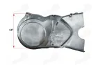 Engine cover for ATV quad bike