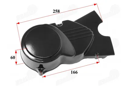 Engine cover for ATV quad bike