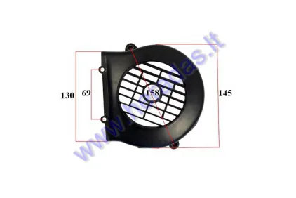 Fan cover for scooter GY6 50cc