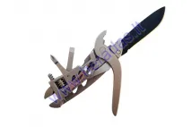 Multifunctional tool for camper, survival, pliers, knife, and more.
