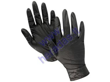 Grippaz Gloves size 10 XL 50pcs per pack black collor