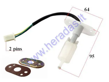 Fuel level sensor for quad bike