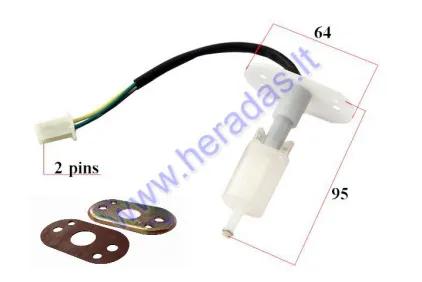 Fuel level sensor for quad bike