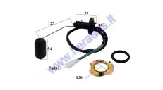 Fuel level sensor for scooter (inside fuel tank)