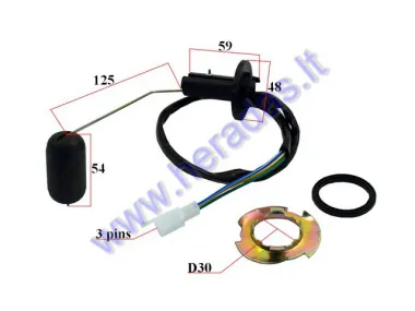 Fuel level sensor for scooter (inside fuel tank)