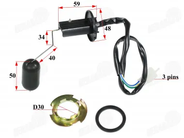 Fuel level sensor for scooter (inside fuel tank) fits RUBI50