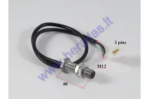 Speedometer sensor for ATV quad bike