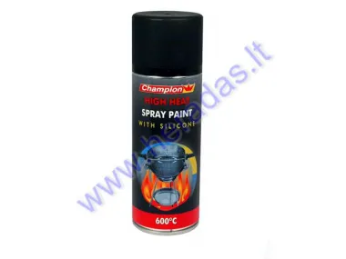 Heat resistant paint, 600'C black color