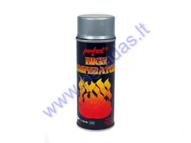 Heat resistant paint, up to 650C Grey color