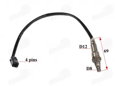 Oxygen sensor, lambda probes for motorcycle, scooter fits RUBI50, FLASH50