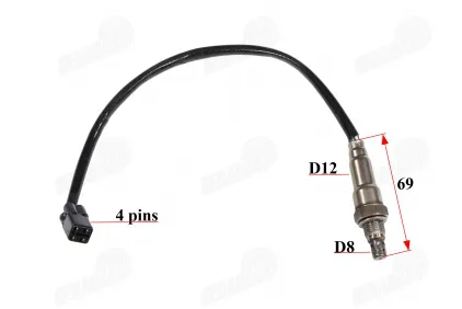 Oxygen sensor, lambda probes for motorcycle, scooter fits RUBI50, FLASH50