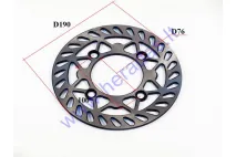 Rear brake disc for motorcycle LIF125/150