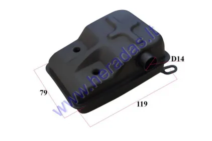 Muffler for ATV quad bike, mini motorcycle, gasoline scooter