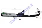 Muffler for moped, motorcycle fits CHAMP DELTA