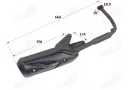 Muffler for scooter 50cc 4T fits FLASH50 RUBI50