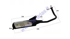 Duslintuvas motorolerio 50cc GY6 139QMB metaline apsauga