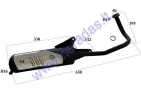 Duslintuvas motorolerio 50cc GY6 139QMB metaline apsauga