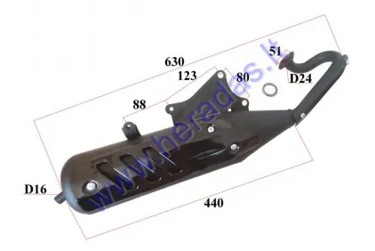 Duslintuvas motorolerio 50cc Suzuki AD 50 AG 50