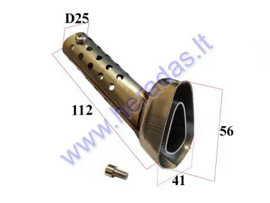 Muffler silencer Akrapovic analog DB Killer 42 45 48mm