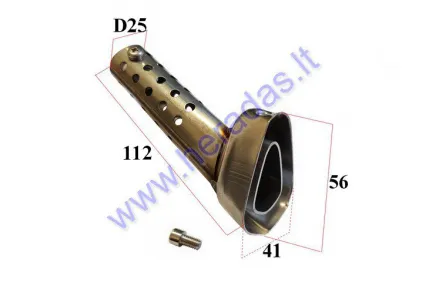 Muffler silencer Akrapovic analog DB Killer 42 45 48mm