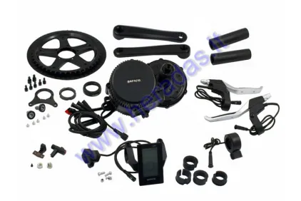 CONVERSION KIT TO ELECTRIC BICYCLE, CRANKSET MOTOR 1000 WAT 48V CRANKSET FIXTURE WIDTH 68mm