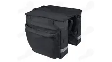 Bicycle bag on the trunk Force NOEM BUD, 2x18 l black