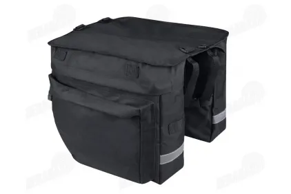 Bicycle bag on the trunk Force NOEM BUD, 2x18 l black