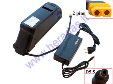 Lithium-ion battery for electric bicycle 48V 10.4Ah , maximum discharge current 25A. Can be used in various 48V electronic devices.