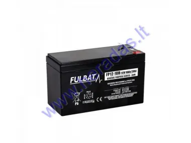 Battery for electric bicycle 12V 10Ah 151x65x117