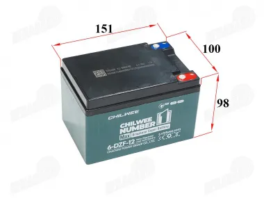 Elektrinio dviračio akumuliatorius 12V 12AH 6-DZF-12  6DZF12 Analogas EB2087Tinka mini keturračiams HUNTER, GEPARD, CRUSAD ,mašinėlėms.