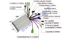 Controller for electric bicycle 36V 250W  16A 806-KF034