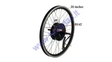 Rear wheel with motor for electric bicycle 36V 250W  Electron EB18