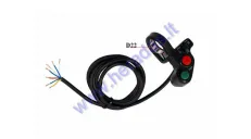 Switch panel for electric bicycle